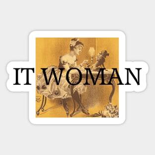 It Woman Sticker